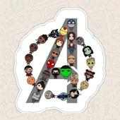 Avengers stickers logo