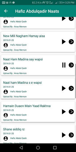 Hafiz Abdul qadir  All Mp3 Naats App Free Download screenshot 4