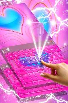 Pink Heart Keyboard screenshot 3