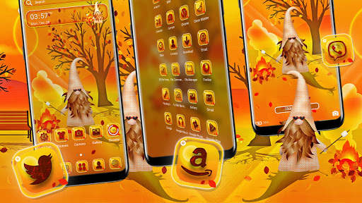Gnome Autumn Launcher Theme screenshot 3