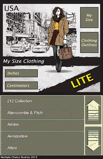 My Size Clothing Lite screenshot 1