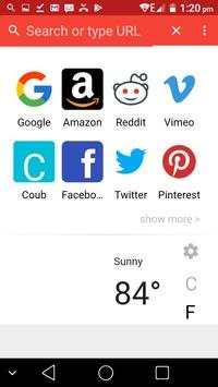 Browser 4G screenshot 2