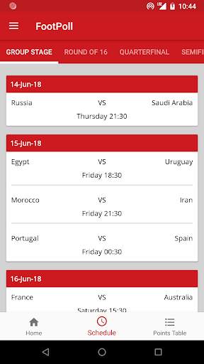 FootPoll - FIFA 2018 WorldCup screenshot 3