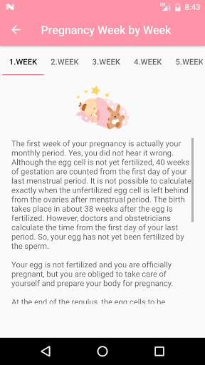Pregnancy Tracker screenshot 3