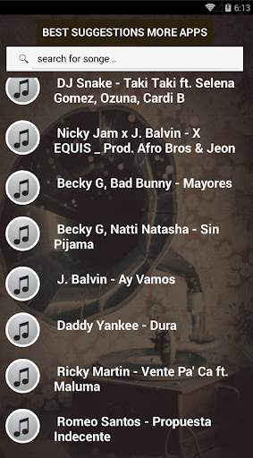 Top hit Latin songs بالكلمات اغاني لاتينية بدون نت screenshot 5