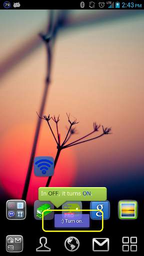 Bluetooth Tethering On Off screenshot 1