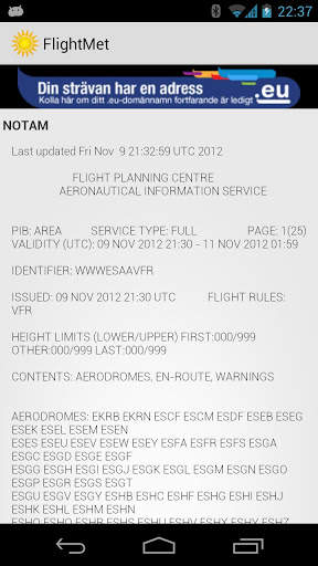 FlightMet Sweden screenshot 4