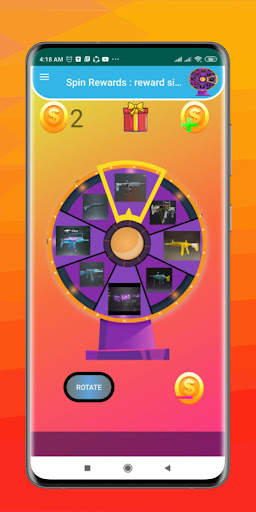 tips for skin: spin reward screenshot 1
