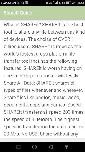 Guide for File Sharing screenshot 2