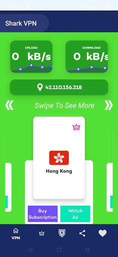 Shark VPN - unlimited Free VPN proxy screenshot 2