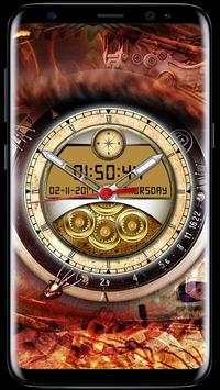 Vintage Clock Live Wallpaper 3D: Phone Backgrounds screenshot 4