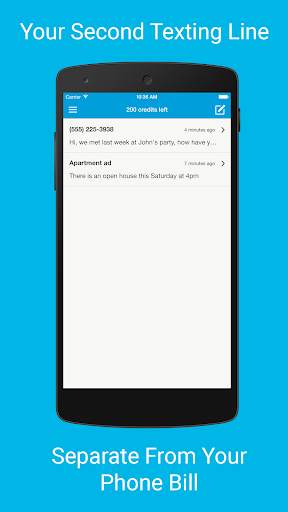 Smiley Private Texting SMS text messaging скриншот 2