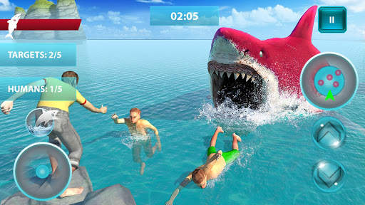 Shark Attack Sim: Hunting Game screenshot 1