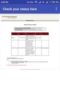 TDS Return_Check Status screenshot 3