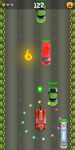 Road Rider : Car Racing and Shooting Game screenshot 1