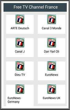 Free TV Channel France screenshot 1