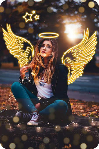 Light Glow Crown Photo Editor - Neon Photo Effects 2 تصوير الشاشة