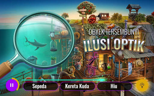 Ilusi optik - Permainan dengan benda tersembunyi screenshot 1