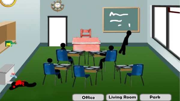 Stickman Death Classroom screenshot 2