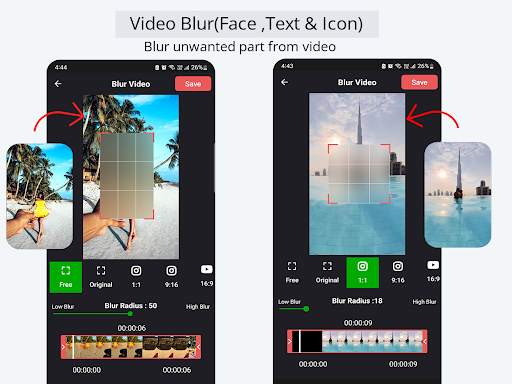 Blur Face - Video Crop screenshot 1