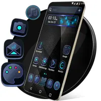 Cool Black Launcher Theme иконка