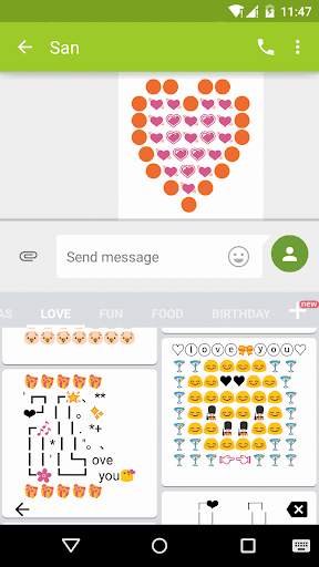 Love Art - Emoji Keyboard screenshot 3