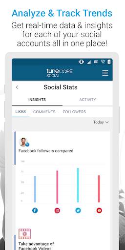 TuneCore Social - Scheduler &  screenshot 6