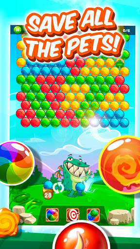 Bubble Dragon Pop: Classic Balloon Shooter Game screenshot 2