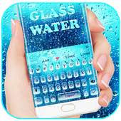 Glass Water Keyboard Theme 10001002