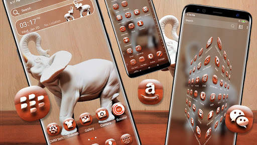 Cute Elephant Launcher Theme screenshot 5