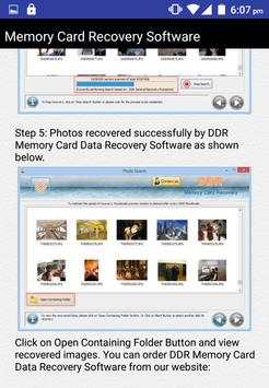 Memory Card Recovery Software Help screenshot 5