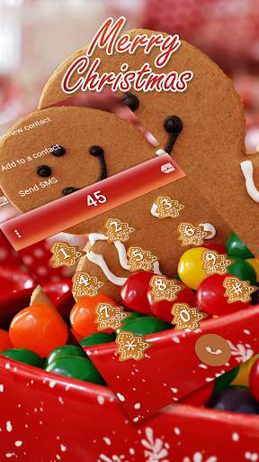 Christmas Emoji Keyboard Skin स्क्रीनशॉट 6