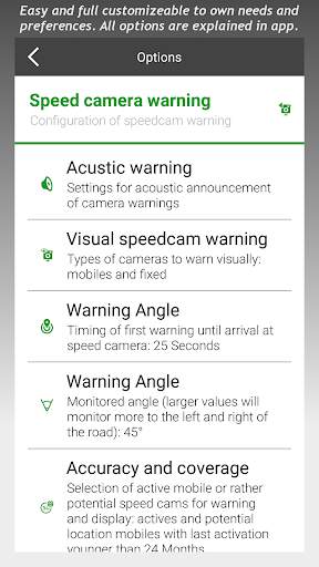 POIbase speed camera warner screenshot 5