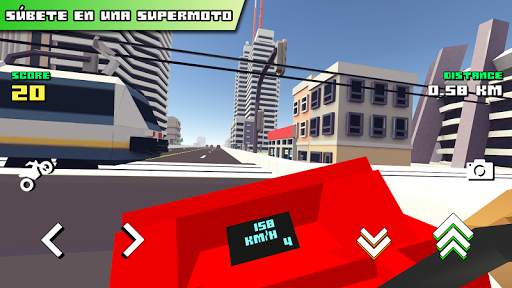 Blocky Moto Racing - motos screenshot 6