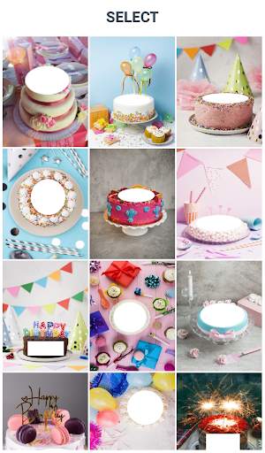 Photo birthday cake screenshot 2