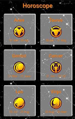 My Concise Horoscope screenshot 1