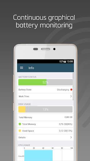 System Status Pro: Cell Activity & Battery Monitor screenshot 1