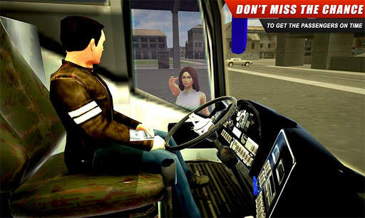 Taxi Bus Driving - Passenger Coach Driver 2019 screenshot 1