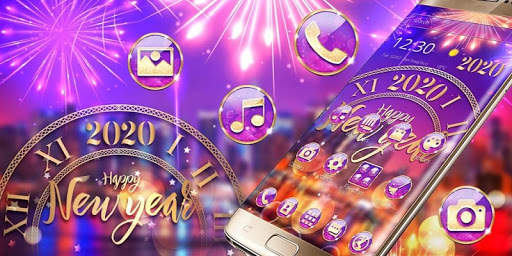 Happy Clock New Year 2020 Theme⌛ screenshot 4