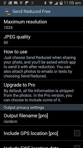 Send Reduced Free screenshot 1