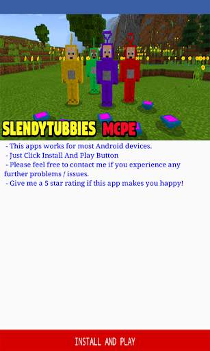 Add-on Slendytubbies voor Minecraft PE screenshot 1