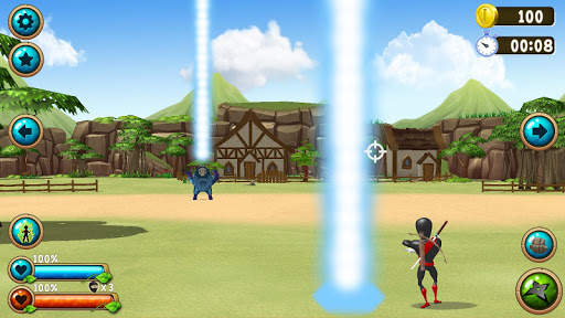 Ninja Vs. Monsters – Shooter Attack Battle screenshot 2