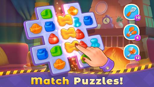 Grand Cafe Story－Match-3 screenshot 4