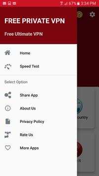 Free VPN - Brazil VPN Unlimited Security Proxy VPN screenshot 3