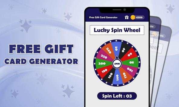 Free Gift Card Generator 3 تصوير الشاشة