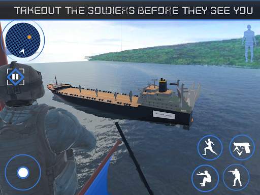 Blazing Sniper Commando : Navy screenshot 3