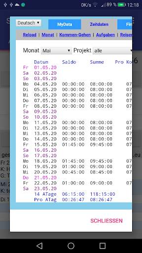 Saza: Work time GPS company screenshot 7