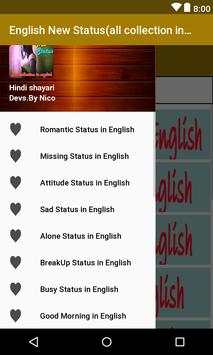 English New Status  (all collection in english) screenshot 3