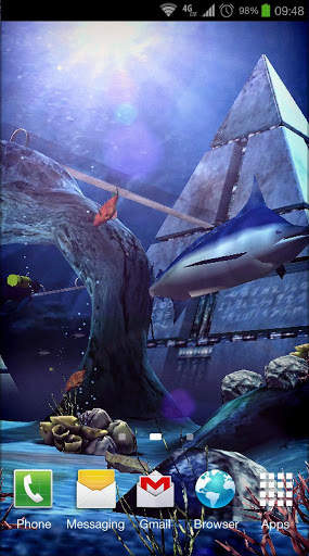 Atlantis 3D Pro Live Wallpaper screenshot 2