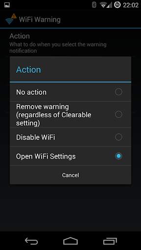WiFi Warning screenshot 3
